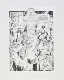 MITTON JEAN YVES (19... - Lot 158 - CHRONIQUES BARBARES, PLANCHE 32. Encre de Chine sur...