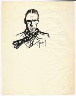 Micheluzzi, Attilio - Character sketch "Marcel Labrume" | Catawiki