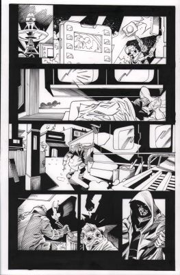 Jay Leisten | Star Wars: Darth Maul - Black, White, & Red #4 P.8 - Maul Sneaks Up - 2024 | Anthony’s Comic Book Art