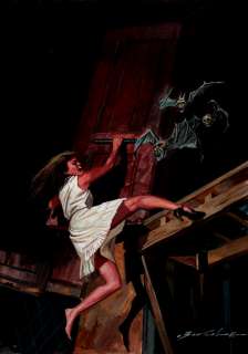 Antonio Bernal - terror #495 painted cover (1982)