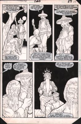 Mike Mignola, William Johnson | Master of Kung Fu #125 P.15 - Vintage Mignola Inks - 1983 | Anthony’s Comic Book Art