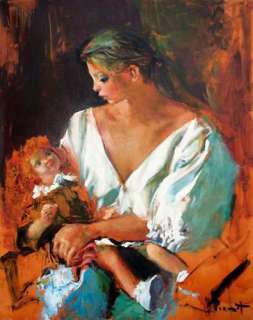 Pierre-Laurent BRENOT . Â« Agathe Â». Huile sur toile. Format 90 x 72 c | Tessier Sarrou