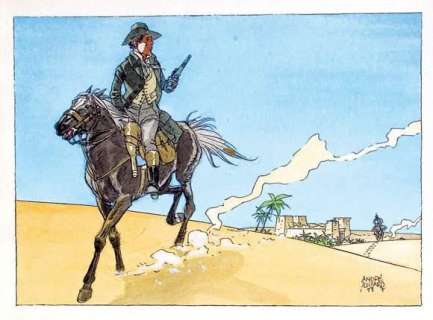 JUILLARD. Â« Arno Ã  cheval Â». Illustrations en couleurs directes repré | Tessier Sarrou