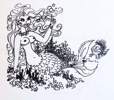 Will - Dessin original au feutre fin - Logo de la librairie Chic-Bull | Catawiki