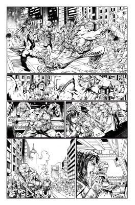 Esau And Isaac Escorza | Tmnt: the Last Ronin II Re-Evolution Issue 3 Page 13 | Albert Moy