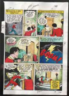 Hand Painted Color Guide-Capt Marvel-Shazam-C35-1975-DC