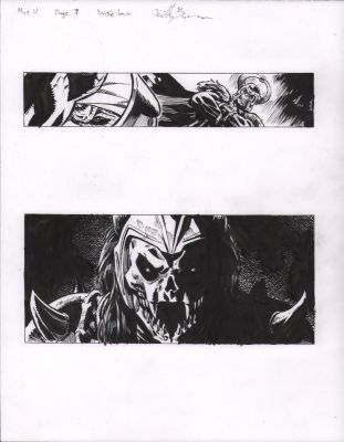 Reilly Brown | Masters of the Universe: the Powers of Grayskull - Snake Lair #1 P.7 - Skeletor - Signed - 2026 | Anthony’s Comic Book Art