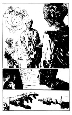 Jason Shawn Alexander | Abe Sapien Original Art page 24, Issue 4 | Jason Shawn Alexander