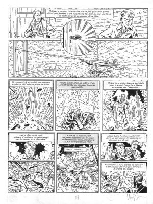 VAN DONGEN Peter - Planche originale 17 Le Dernier Espadon Tome 28 de Blake et Mortimer
