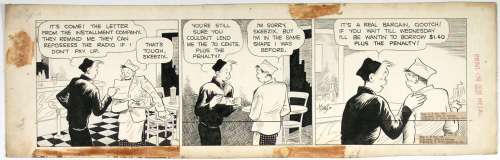 Frank King | 8.) Gasoline Alley Daily Strip Jan. 21,… | Galerie Laqua