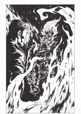 Paul Davidson – Ghost Rider – Spirits of Vengeance 6p8 | Berserker Art