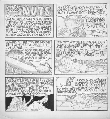 GAHAN WILSON! SIGNED! 1981! GROTESQUE STRIP! NATIONAL LAMPOON!! NUTTS!! | eBay US