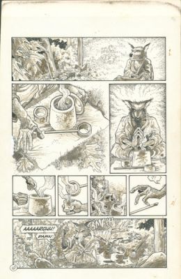 TMNT Teenage Mutant Ninja Turtles Original Art #52 Page 10 City At War Mirage | eBay US (Buy It Now)