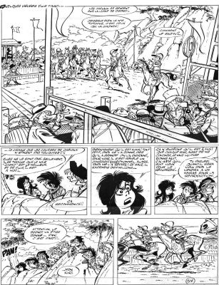 Tabary | TOTOCHE, planche originale 37 Sa dernière course | Galerie Napoléon
