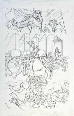 Pepe Larraz | The Mighty Thor #14 P.9 | The Green Room