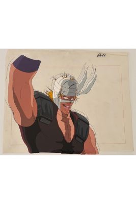 Lot 168 - After Yoshiyuki Okamura (born 1947) Tetsuo Hara (born 1961) - Toei Animation - 1984 Hokuto No Ken Celluloid with India… | Piasa