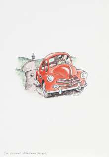 Heitz, Bruno (1957) | Lot de 2 dessins, Illustration couleur, un privé à la… | Stanley’s Auction