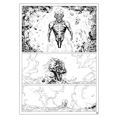 Jérémie Gasparutto | Le chemin derrière la maison - Planche originale 75 | Achetez de l’Art