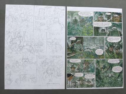 Bernard Prince - Planche originale crayonnés (p.33) - Bernard Prince T18 Menace Sur le Fleuve  - (2010) | Catawiki