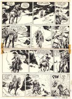 Jijé (1914-1980) | Jerry Spring - Mon ami Red Encre de Chine sur papier... | Tessier Sarrou