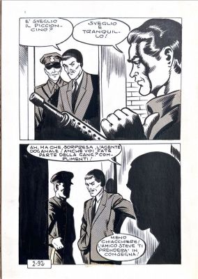 Magnus (Roberto Raviola) | Lot 12 - Tavola originale - Dennis Cobb n.2 - Missione Creso | Finarte