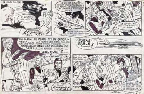 Reding Raymond/Section R. Planche originale de fin de… | Dagoty