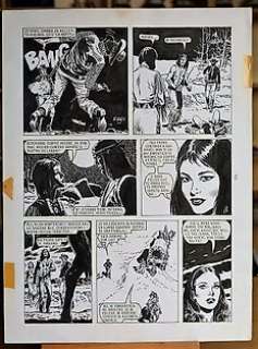 Lanciostory #42 - Seijas Garcia - "L‘uomo di Richmond" original page - Page volante - Other - (1977) 