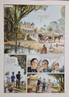 Jean-François Charles - planche originale(18) India Dreams T.7