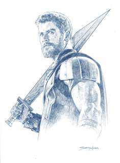 Thor By Sanjulian - Original Drawing  - EO | Catawiki
