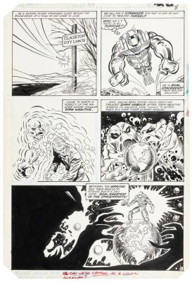Lot 528 - Original Art * JOHN BUSCEMA * ROM #33, Page 8 * Rom’s Mission Statement | PBA Galleries