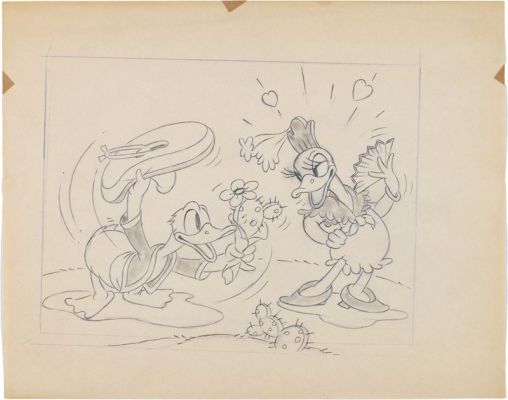 Tom Wood | Lot 631 - Don Donald (Paperino innamorato) | Finarte