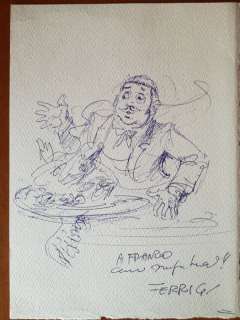 Zagor - Gallieno Ferri - original dedicace - Page volante - EO | Catawiki