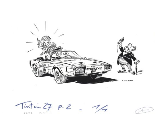 Dany | Olivier Rameau, Illustration "Miss Sympathie 69" | Galerie OPA