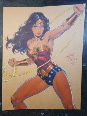 Wonder Woman Galactic Original Comic Art Signed 8.5x11 COA Incl | eBay US (Buy It Now)