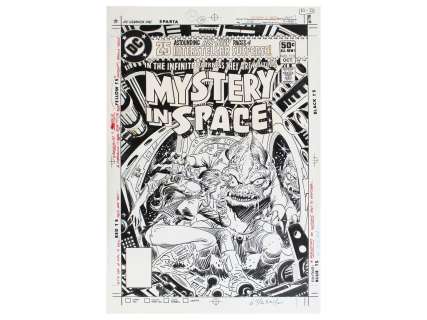 Joe Kubert Mystery in Space #112 Cover Art | Weiss Auctions