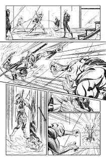 Ricardo Lopez Ortiz - Black Panther VS. Deadpool - BP vs. DP Issue #1, Page 15 (2nd Printing Cover)