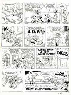 REMACLES - « Le vieux Nick et Barbe noire » - planche… | Collauctions