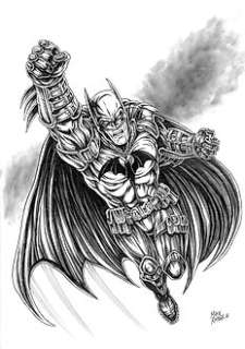 Batman in Action - Original Drawing - Mike Ratera - 42 x 30 cm - EO | Catawiki