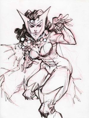 Eric Canete | Inktober Scarlet Witch | Essential Sequential
