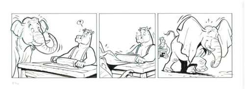 Boes - Originele strook uit Boes Integraal 7 - Taille: 43 x 15 cm. | Catawiki