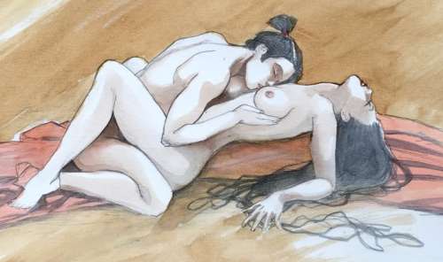 Jung - Grand dessin exécuté Ã  l’aquarelle et mine de plomb - (2007) | Catawiki