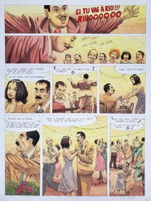 Christian Maucler | LES ENQUÊTES DU COMMISSAIRE RAFFINI T10 SI TU VAS A RIO couleur directe | 2DGalleries