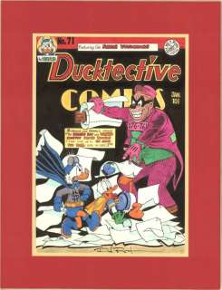 288: Rosa Ducktective #71 cover 1999 original comic art | Russ Cochran