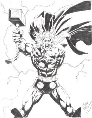 Dan Lawlis | Thor Original Art By Dan Lawlis | ComicArtFans Classifieds