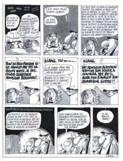 BINET - Lot 185 - CHRISTIAN BINET LES BIDOCHONS Les Bidochon en habitation...