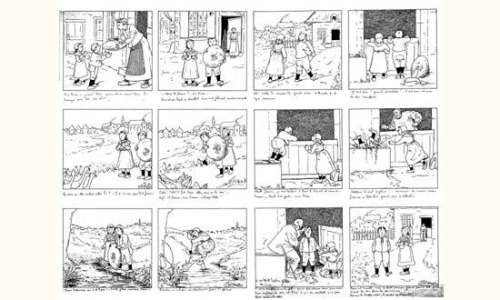 CHRISTOPHE. â€œ Un bon commissionnaire â€. Deux planches Ã  l’encre de Chine | Tessier Sarrou