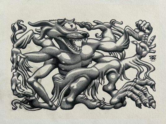Hannes Bok | Mutation (1950) | Shasta/Phoenix