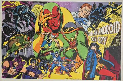 Illustrazione originale Larry Camarda “Even an Android can cry” | Venere Comic Art