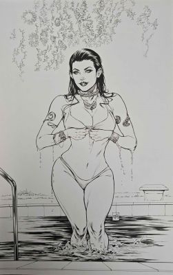 Mike Krome | Penny For Your Soul Pestilence (2018 Big Dog Ink) Volume 4 Cover | ComicArtFans Classifieds