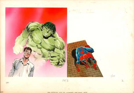 Pablo Marcos | How Spider-Man and The Incredible Hulk began Tape-Me-Along Pg1 et 24 | La French Collection